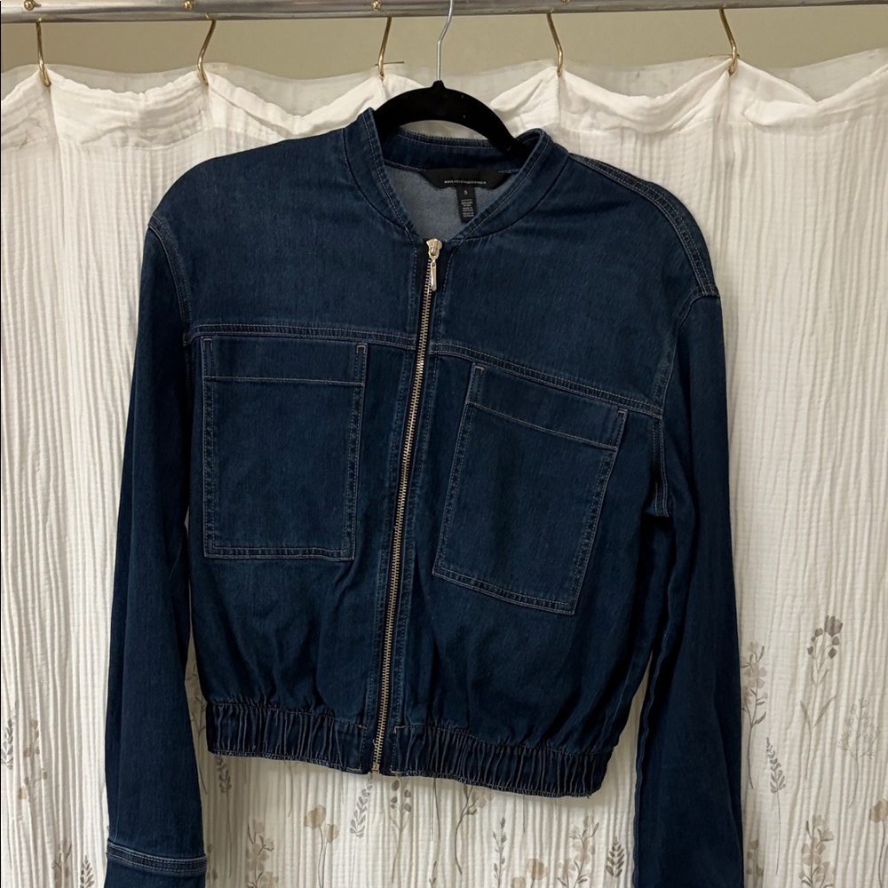 White House Black Market Indigo Denim Jacket